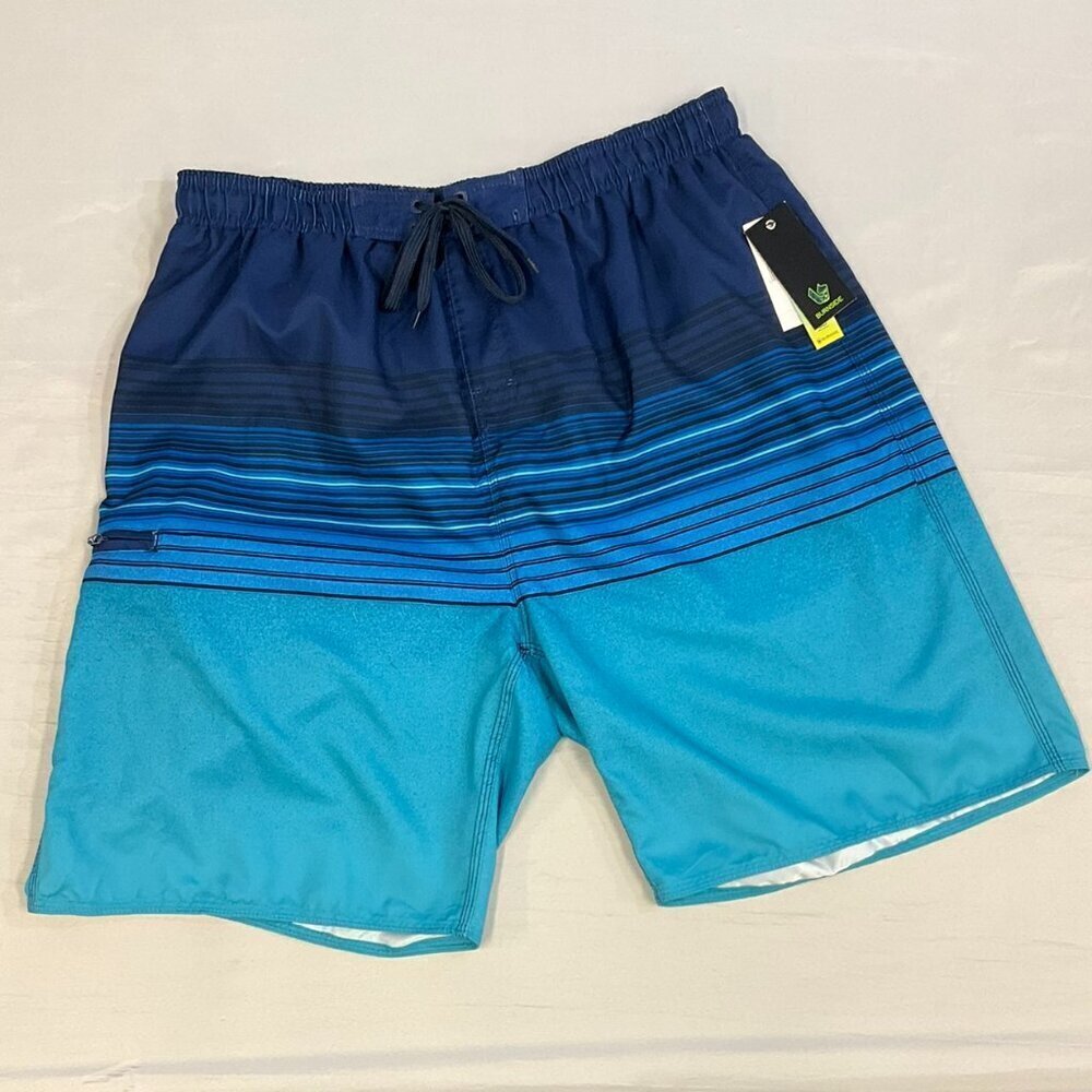 BURNSIDE Men's Size L Board Shorts Bathing Suit. NWT
